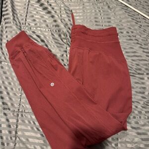 Lululemon Burgundy Joggers